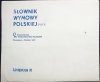 SŁOWNIK WYMOWY POLSKIEJ PWN. TENPRESS 1977
